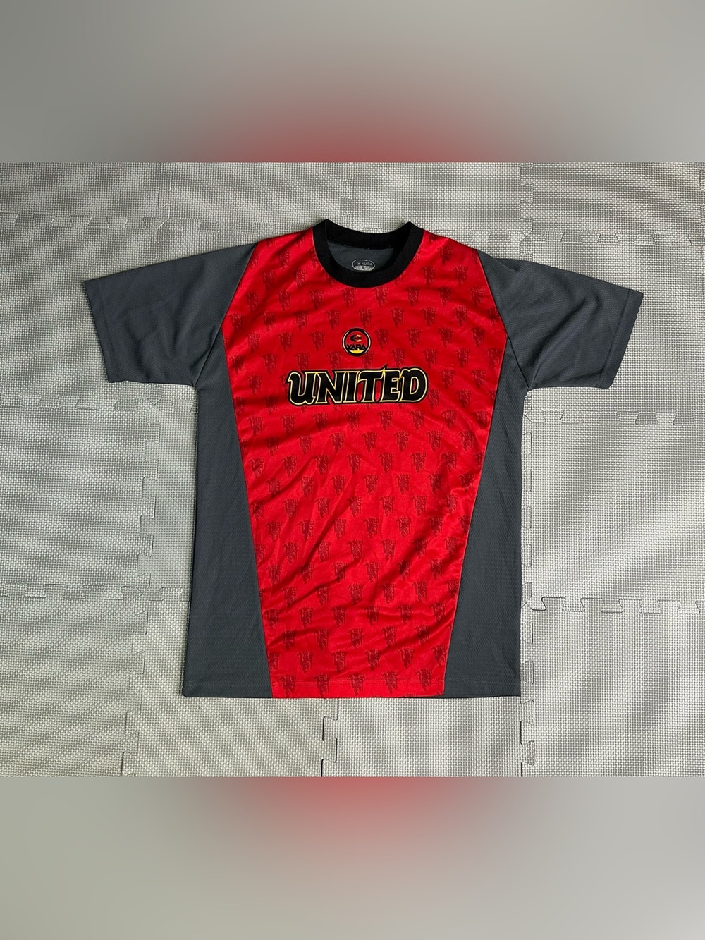 XARA Shirt Jersey Manchester United Devil Logo Graphic Size M Soccer